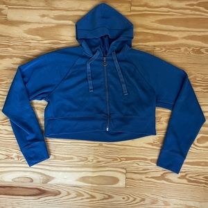 Athletic Cropped Zip Up
